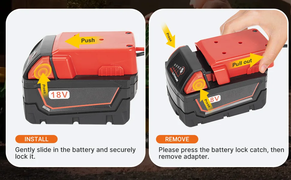 Power Wheel Battery Adapter M18 Diy Battery Adapter 18v Battery Adapter
