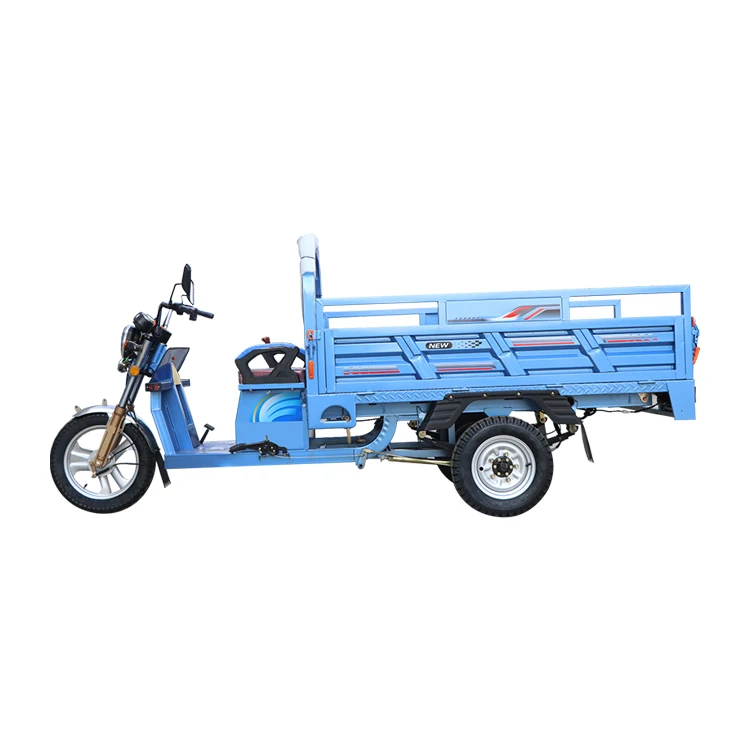 Open-Body 3-Wheel Electric Cargo Tricycle with 60v Battery Tipper Efficient Electric Tricycles for Cargo Transportation