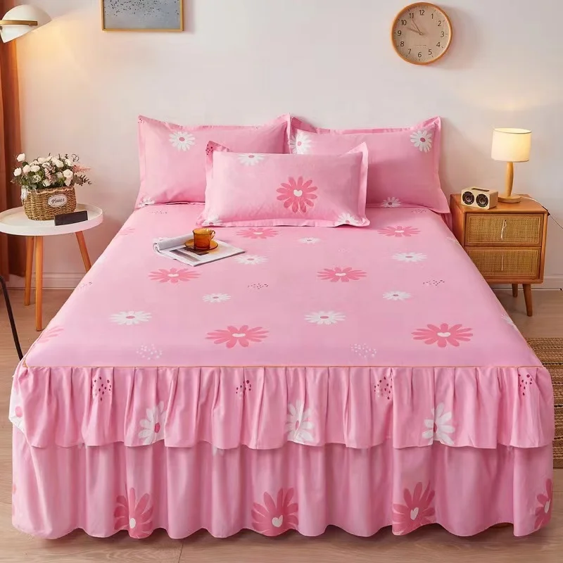 Комплект постельного белья с принтом