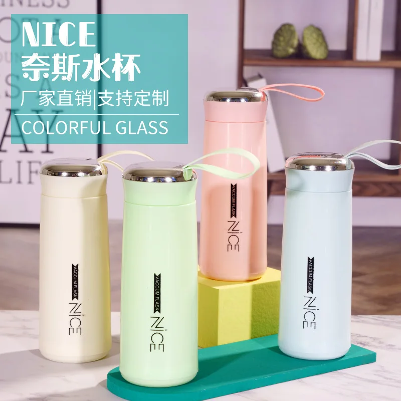 Customize Macaron Nice Advertising Gift Glass Liner Creative Water ...