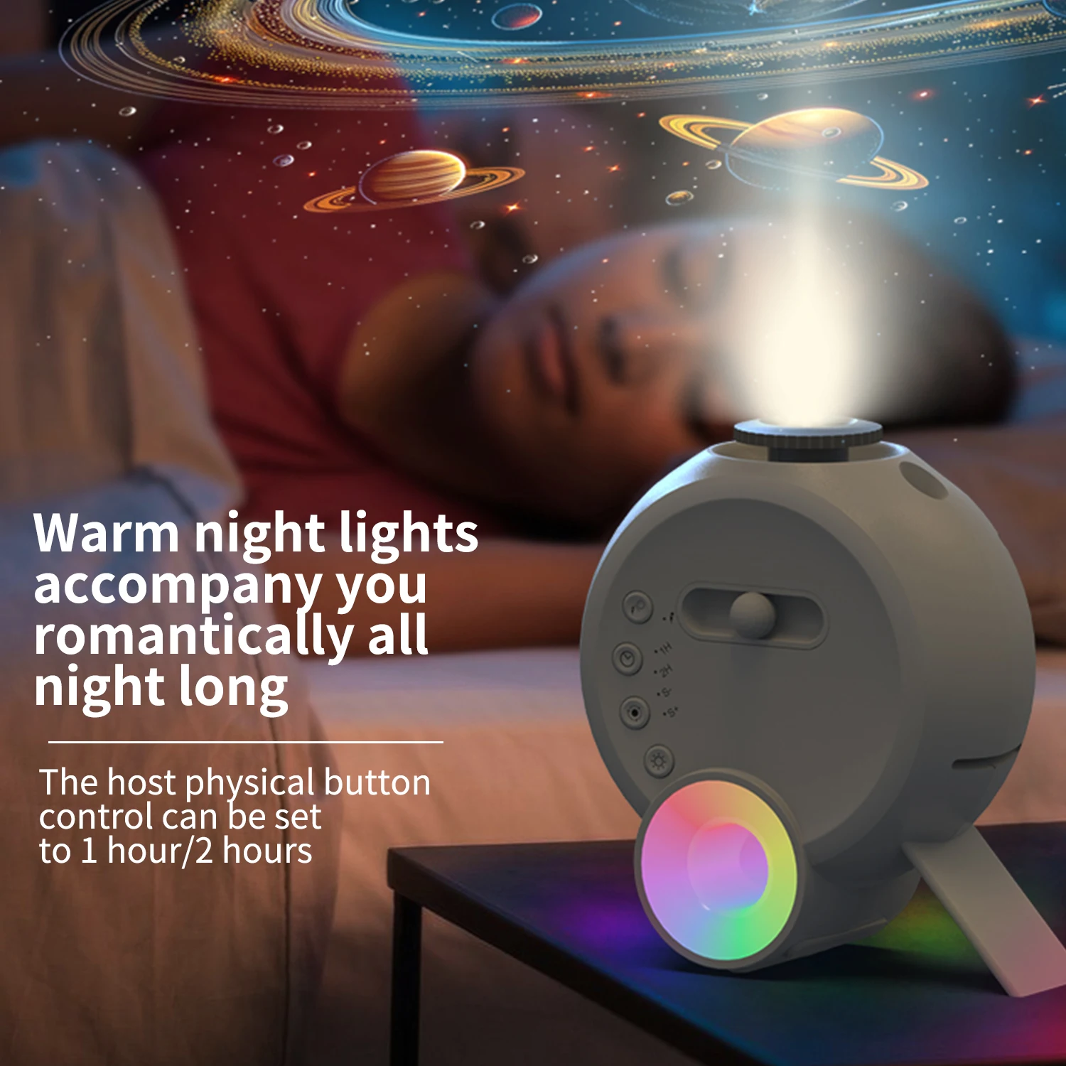 product 2025 newest 13 in 1 bluetooth speaker planetarium meteor star projector led sky projector night light white noise bedroom-40