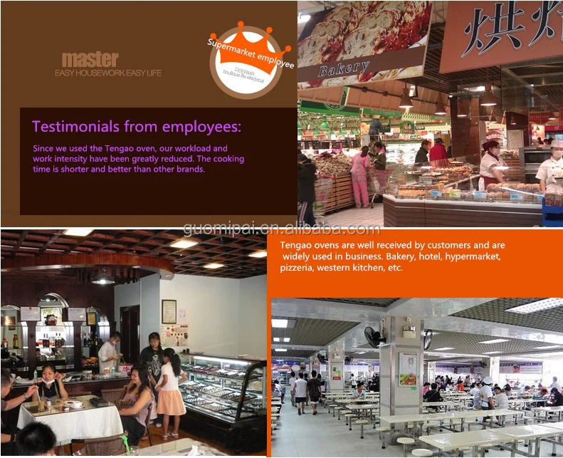 Commercial high quality electric pizza ovens from factory