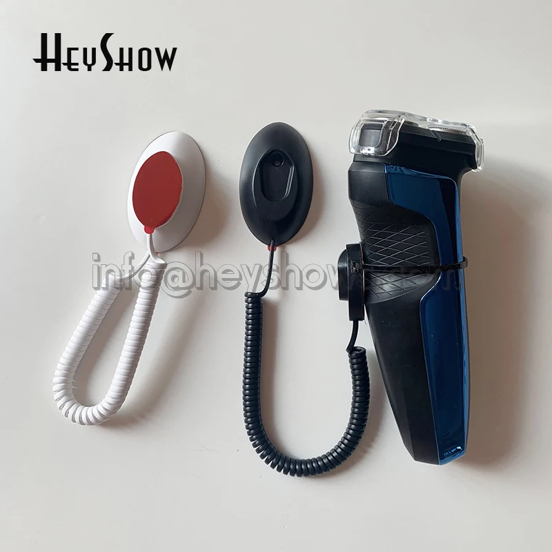Magnetic Anti-Theft Mobile Phone Security Display Cable Holder with ABS Material Spiral Chain Pull for Retail Shaver Cell Phone