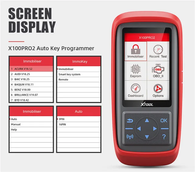 2023 Original XTOOL X100 Pro2 Auto Key Programmer With EEPROM Adapter Support Many Car Brands With Best Price