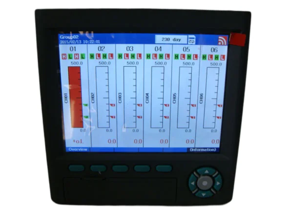 Pressure Flow and Temperature Paperless Recorder