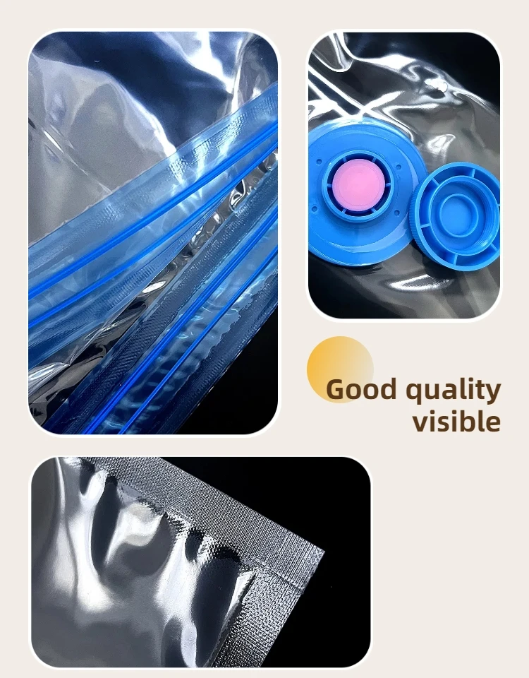 Extra Thick Vacuum-Sealed Compression Bags for Home Travel Waterproof Airtight Storage Solutions