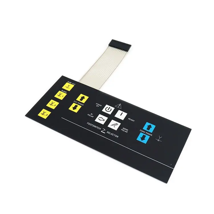 FPC membrane keypad touch treadmill silkscreen membrane switch