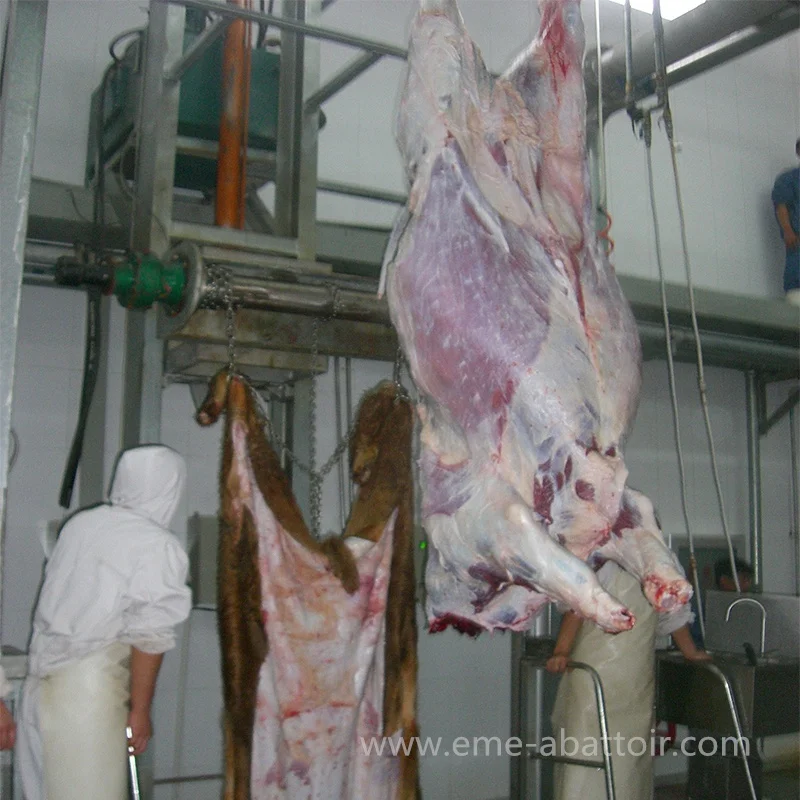 Professional Cow Slaughter Machine Skinning Machinery for Cattle Abattoir Plant Butcher Equipment for Cattle Slaughter Line