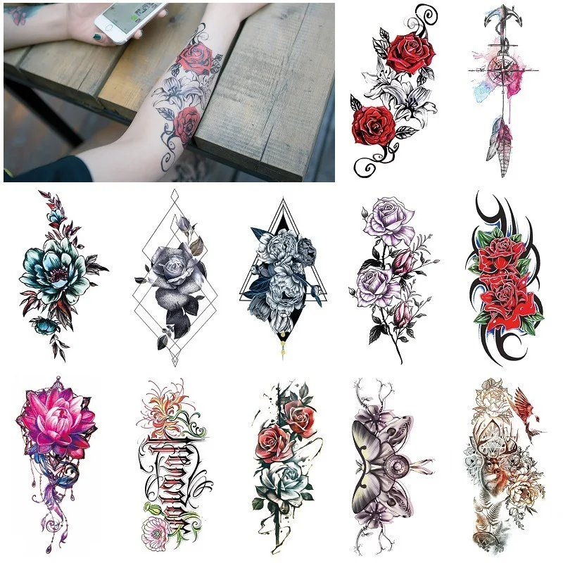 Halloween Blood Stickers Tattoo - Waterproof 3D Scary Face and Body ...