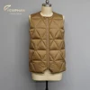 Gilet nero - Cammello