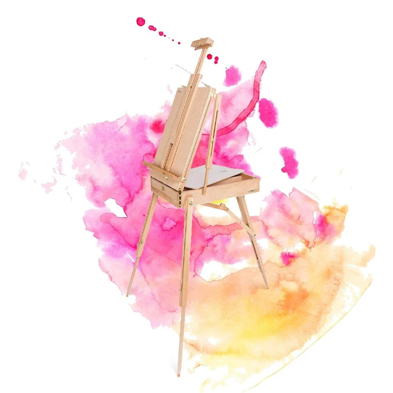 Лидер продаж холст доска искусство Стенд складной мольберт художественная живопись холст мольберт деревянный