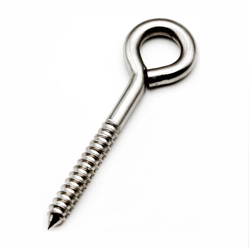 Rigging Hardware Factory Price Stainless Steel Wood Screw Lag Eye Bolt