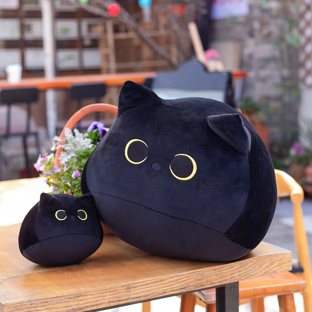 Black Doudou Chat Noir Jellycat Peluche Chat Noir Pitterpat 40 Cm