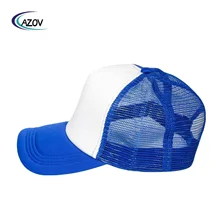 Wholesale Custom Promotional Gift 5 Panel Sport Golf Running Foam Mesh  Streetwear Cotton Baseball Blank Trucker Hats