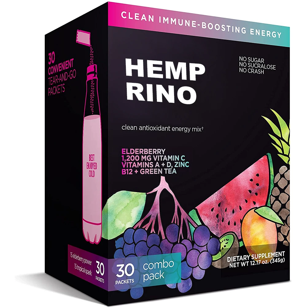 Private Label Minerals Supernutrients Antioxidant Immune Clean Herbal Drink Keto Elderberry Beverage Energy Drink Mix