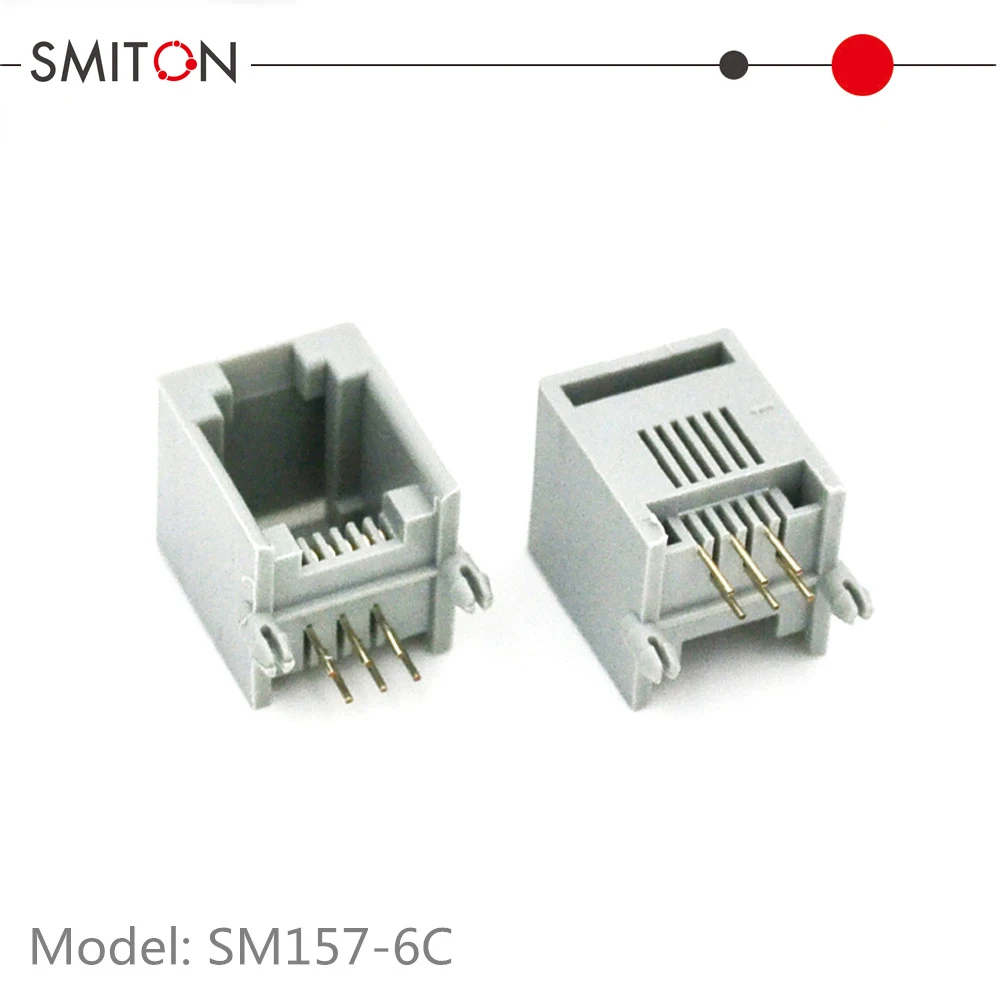 RJ11 623PCB Jack 6P4C Female Socket for Telephone