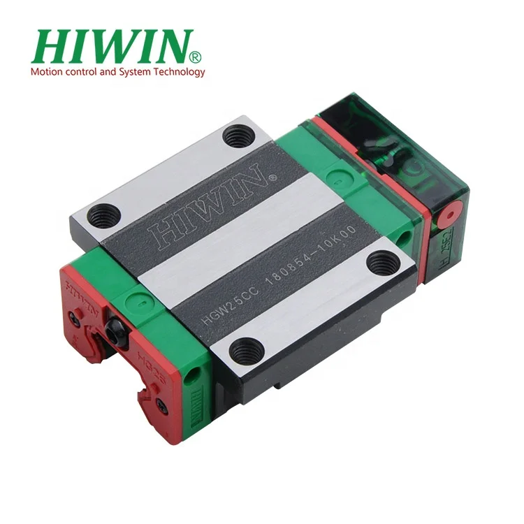 Taiwan HIWIN Original Slide Block Bearing HGW25CC With E2 Type Self Lubrication Kit
