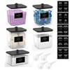 Set da 5 pezzi con copertura nera: 4 cucchiai, 1 etichetta, 4 grandi, 1