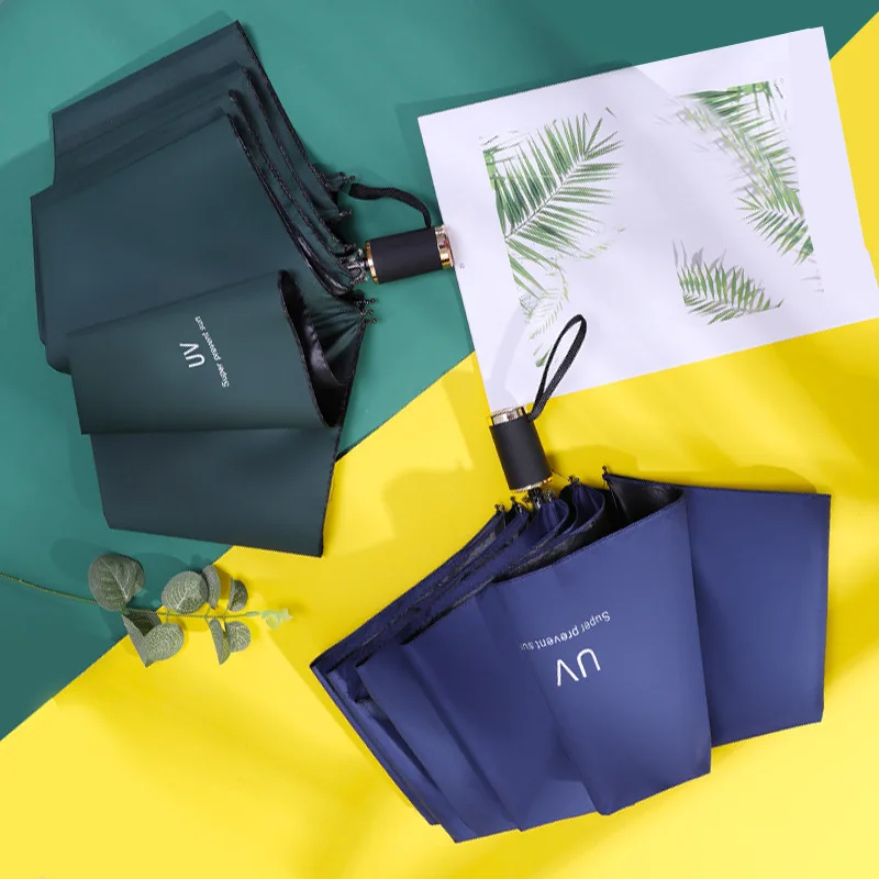 Высококачественный автоматический складной зонт для рекламной цены, зонт с принтом логотипа