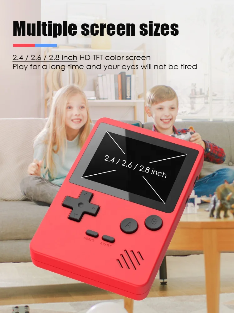 CT885 Mini Retro Classic Handheld Game Palyer Sup Portable TV Video Gaming Console Consola Console Consola Game Box for Family