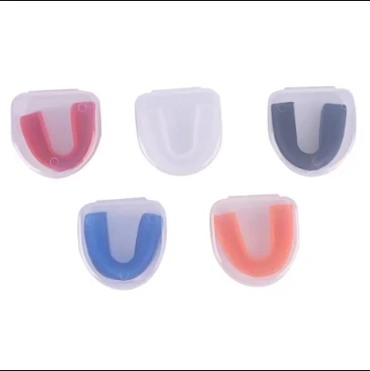 Custom Logo Mouth Guard for Teeth Mouth Guard With Plastic Case Box