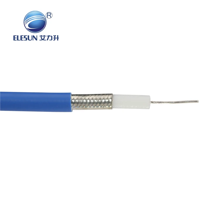 ELESUN 工場同軸ケーブル高温セミフレキシブル PTFE 絶縁体 LX-35-141