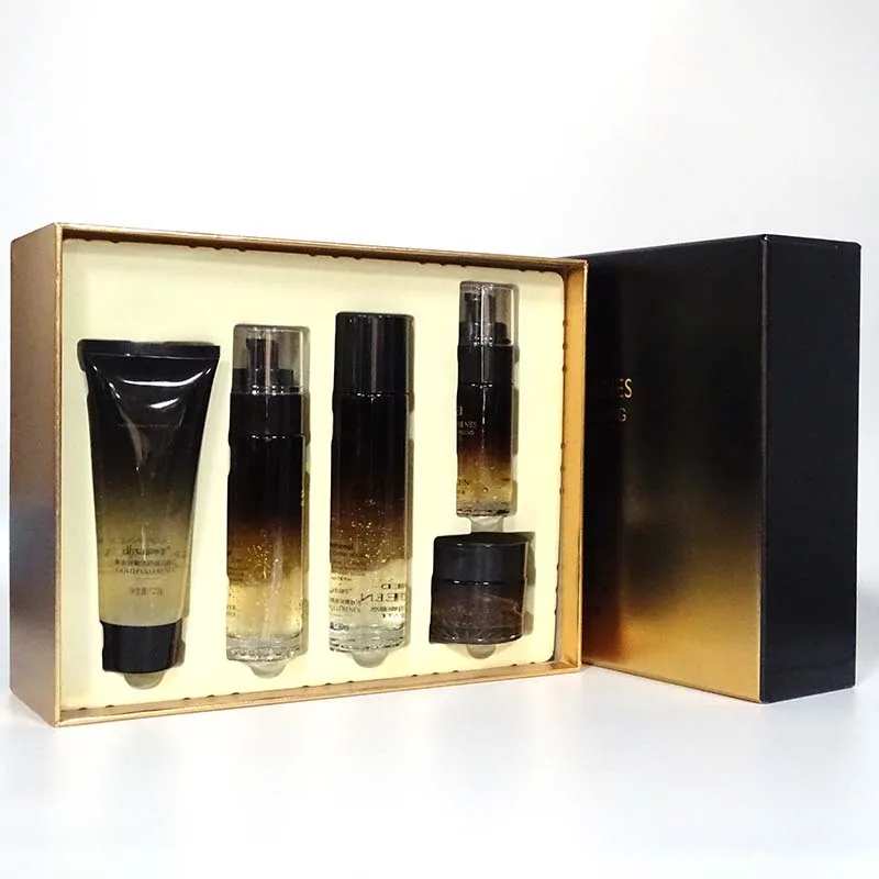 Glass Cosmetic Pump Bottle Luxury Cosmetics Packaging Straight Round 30ml Glass Foundation Bottle With Beauty Pump
