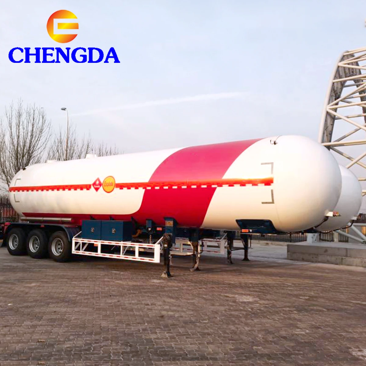 60000L газовый регулятор передающий резервуар для сжиженного нефтяного