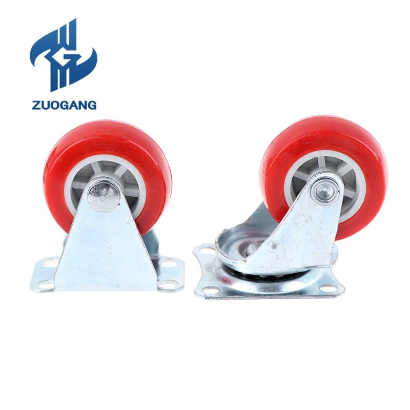 Zuogang, оптовая продажа, железный ролик из нержавеющей стали, фиксированное подпружиненное колесо
