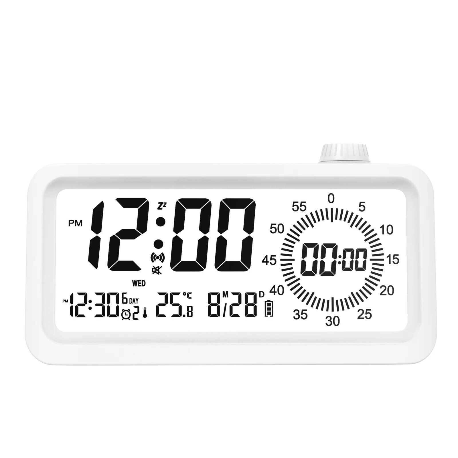 Dibangni 3d Led Watch Alarm Clock For Warehouse Office Living Room ...