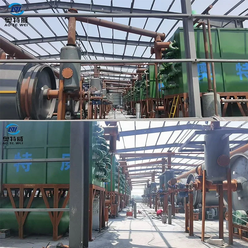 Mobile Plant 40 Tons Per Day Output Furnace Oil Scrap Tire/sludge/plastic Recovery Batch Pyrolysis Equipment Pump