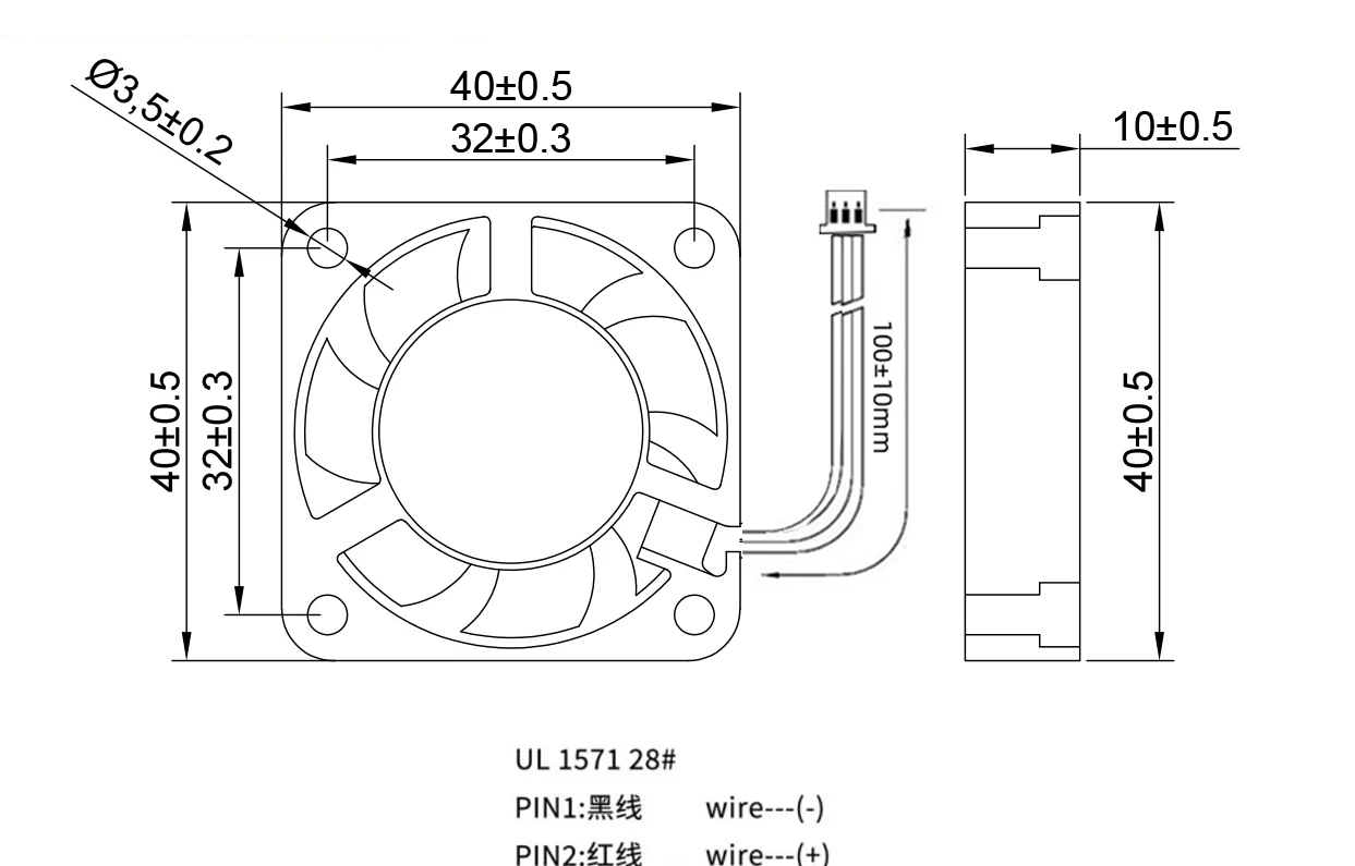 Original stock sale AF9D4010B05H-3C 5V 0.9W 0.18A 40X40X10mm 8500RPM Ball bearing cooling fan