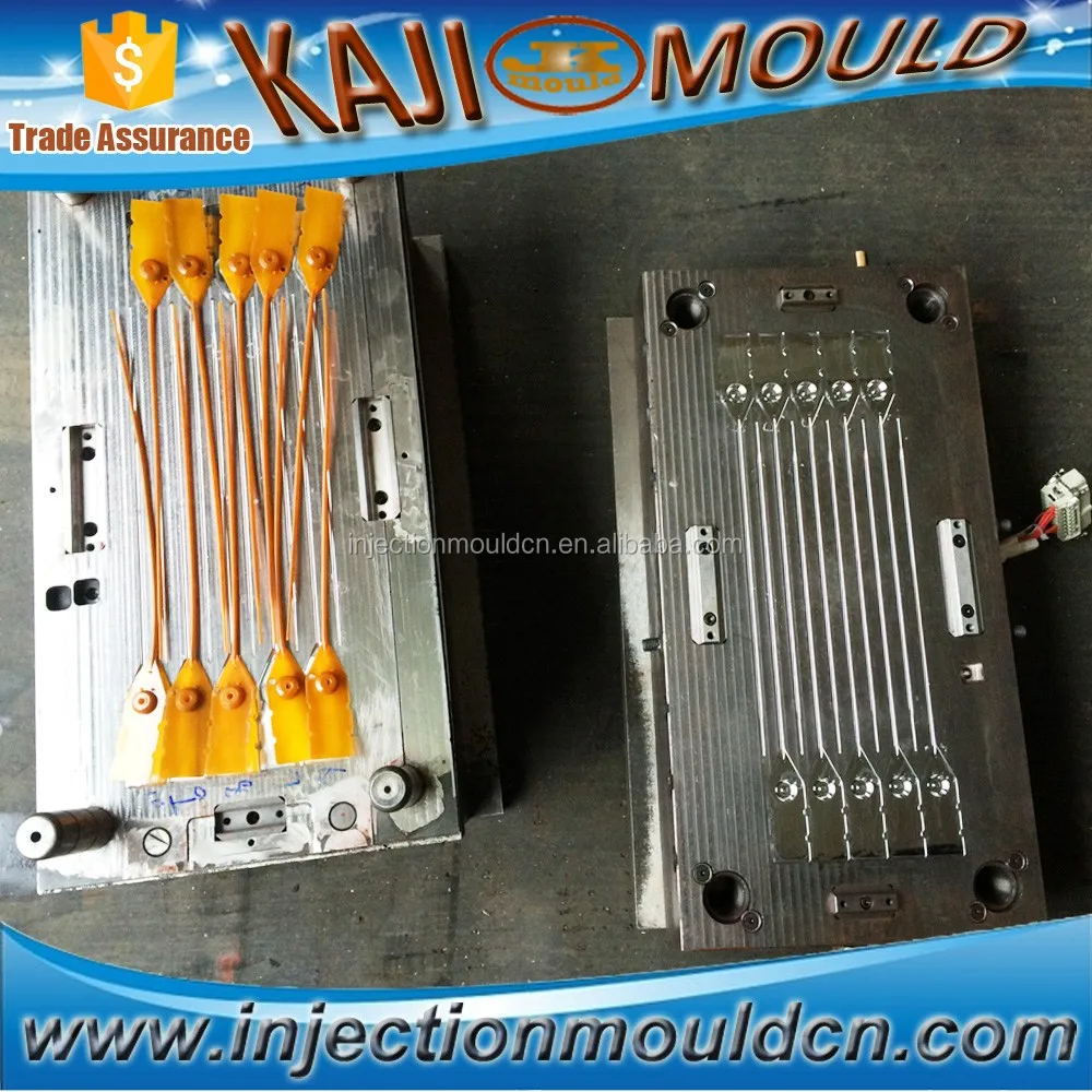 Plastic Injection Security Seal Mould 10 Cavity Seal Tag Mould