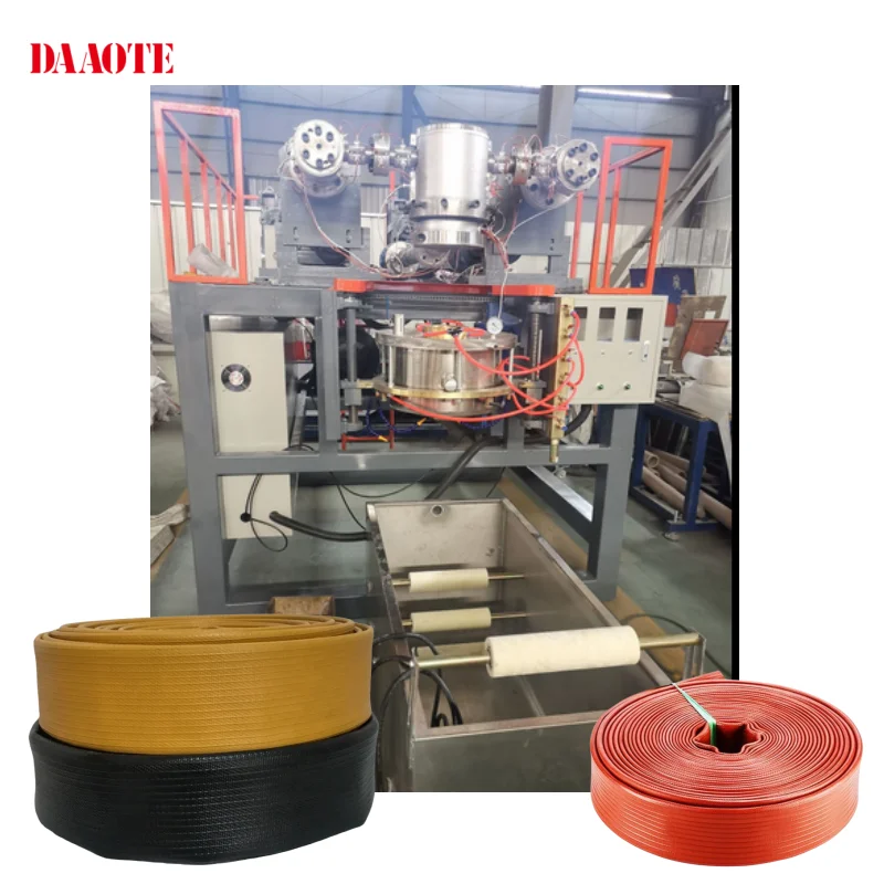 High Tenacity Polyester Circular Weave Jacket Fire Lay Flat Hose Produce Machine