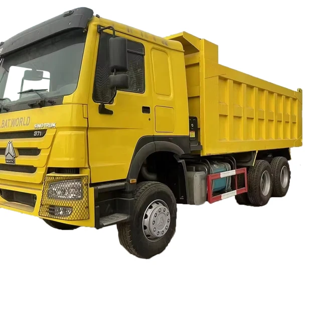 High quality Sinotruk Howo used 371 horsepower 6X4 diesel heavy duty urban construction muck transport dump truck