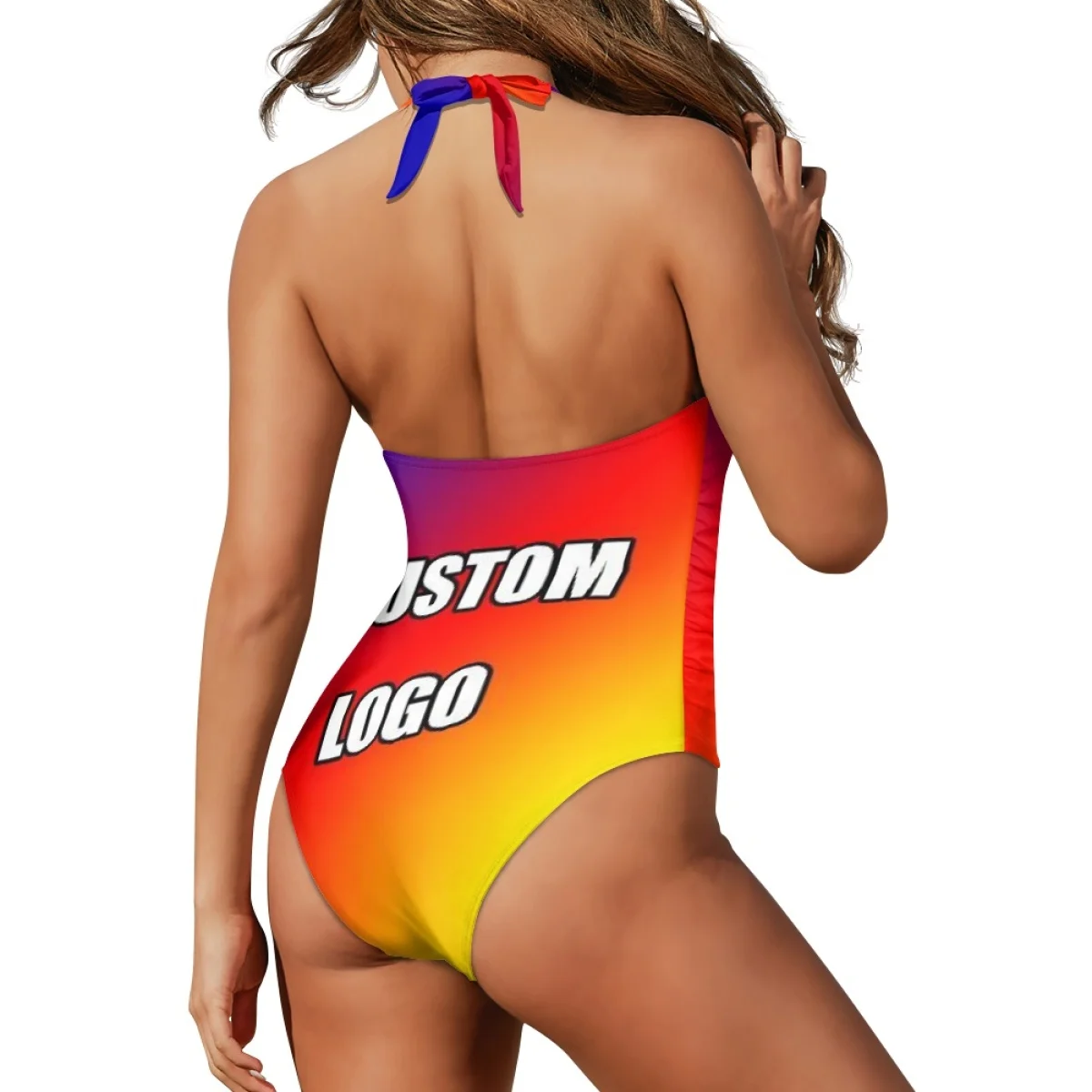 Print On Demand Bikini Butterfly American Flag Luxury Designer Strap