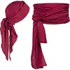 Burgundy (headscarf/waistband)