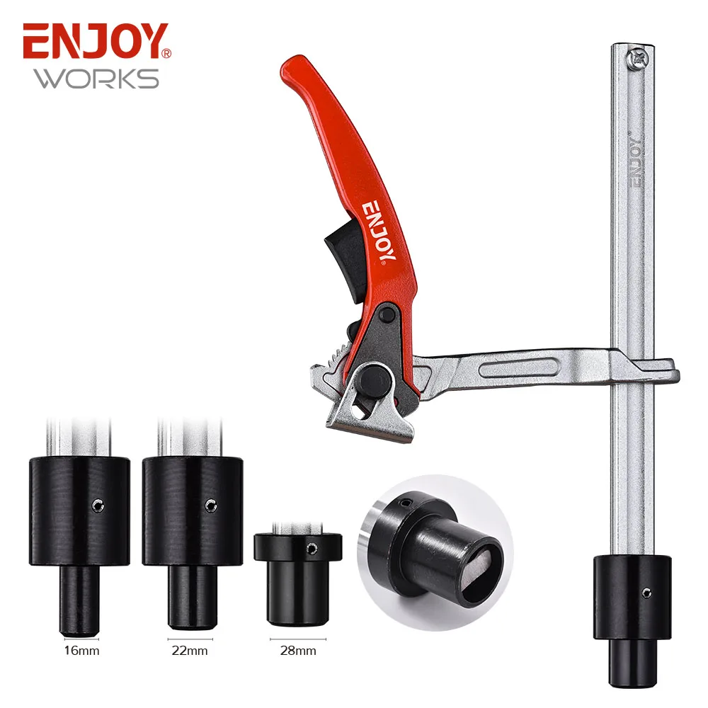 Heavy Duty Welding Table Ratchet F Clamp 28mm Insert Pin Base Welding