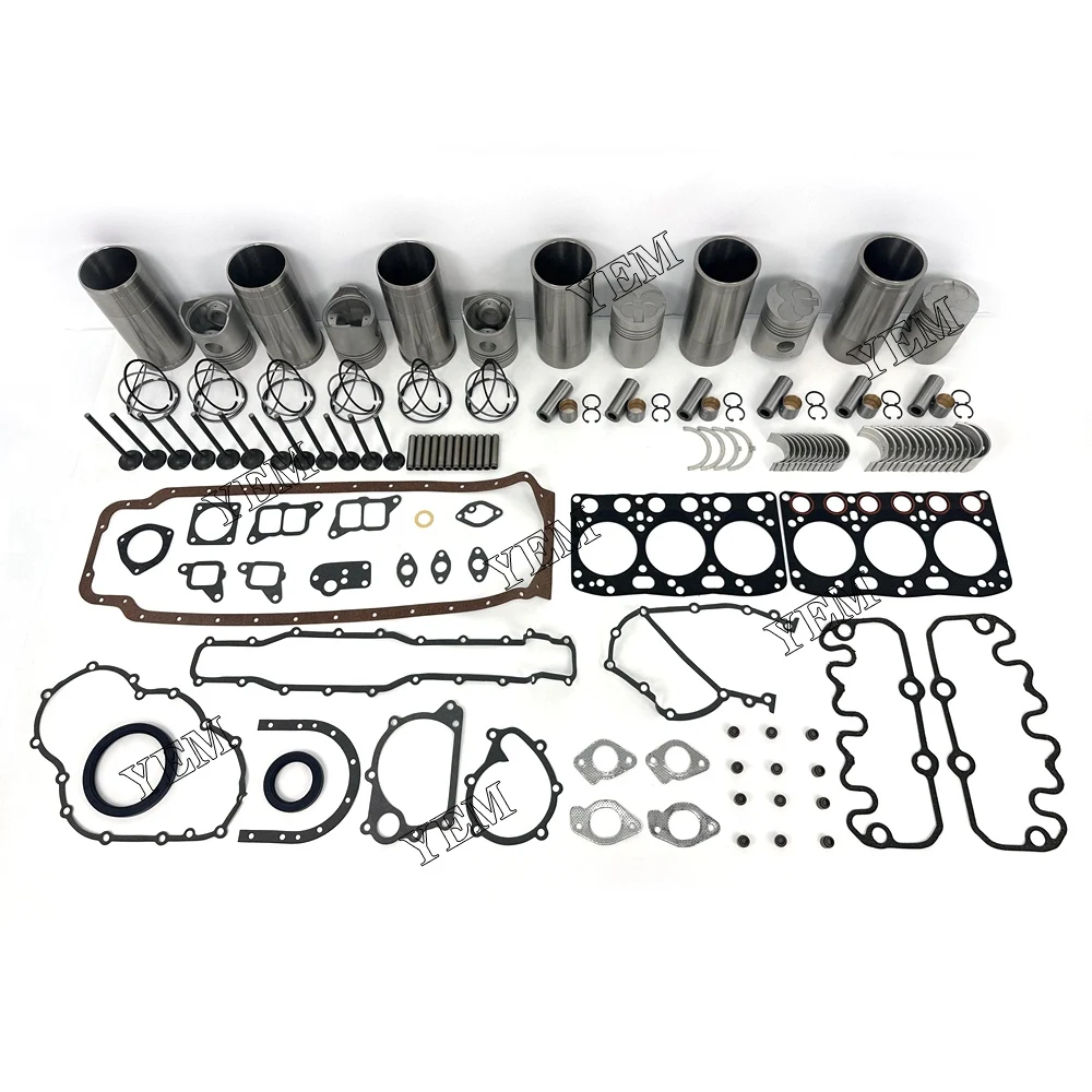 2D Overhaul Kit Cylinder Liner Kit With Gasket Set Bearing for Toyota Engine. 4