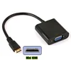 Mini HDMI  to VGA Black