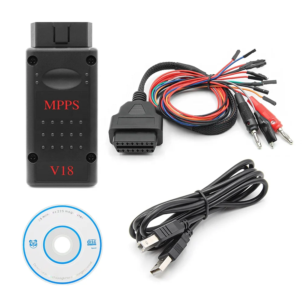 MPPS V18 Main Tricore Multiboot With Breakout Tricore Cable ECU Programming Auto Diagnostic Cable