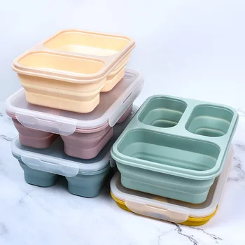 Customisable Unique Square Salad Leakproof Kids Bento Lunch Box Cute ...