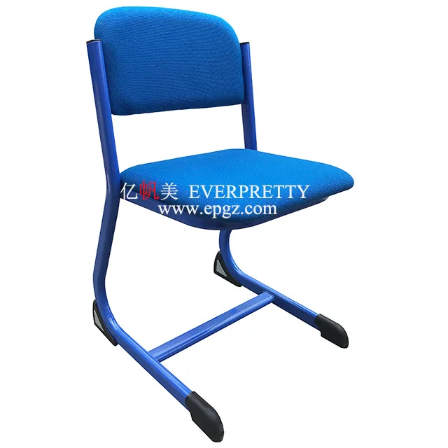 Modern Design Library Classroom Training Office Plastic Chair with Wheels for Student Use