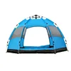 Bleu hexagonal double couche