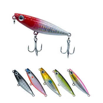 Wholesale 43mm 1.8g Top Water Fish Baits Fishing Lures Bait Walk Dog Floating Pencil Lure for Bass & Marlin River Use – Pencil – view 2