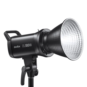 Godox SL100Bi 100W 2800-6500K White Yellow Version LCD Panel LED Video Light Continuous Output Bowens Mount Studio Light detail image