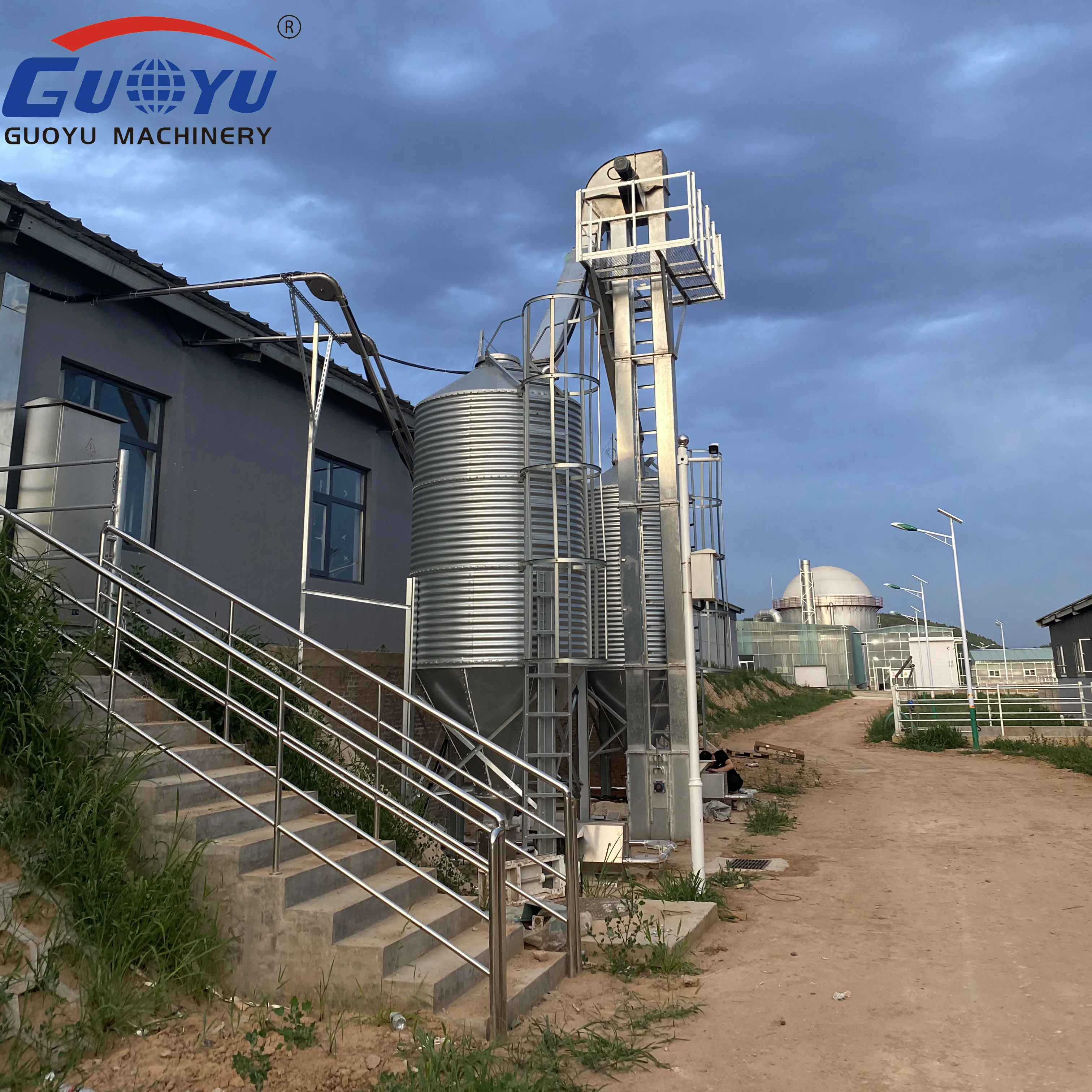 Modern Automatic 2 Ton - 50 Ton Low Price Corn and Soybean Storage Silo Grain Silo