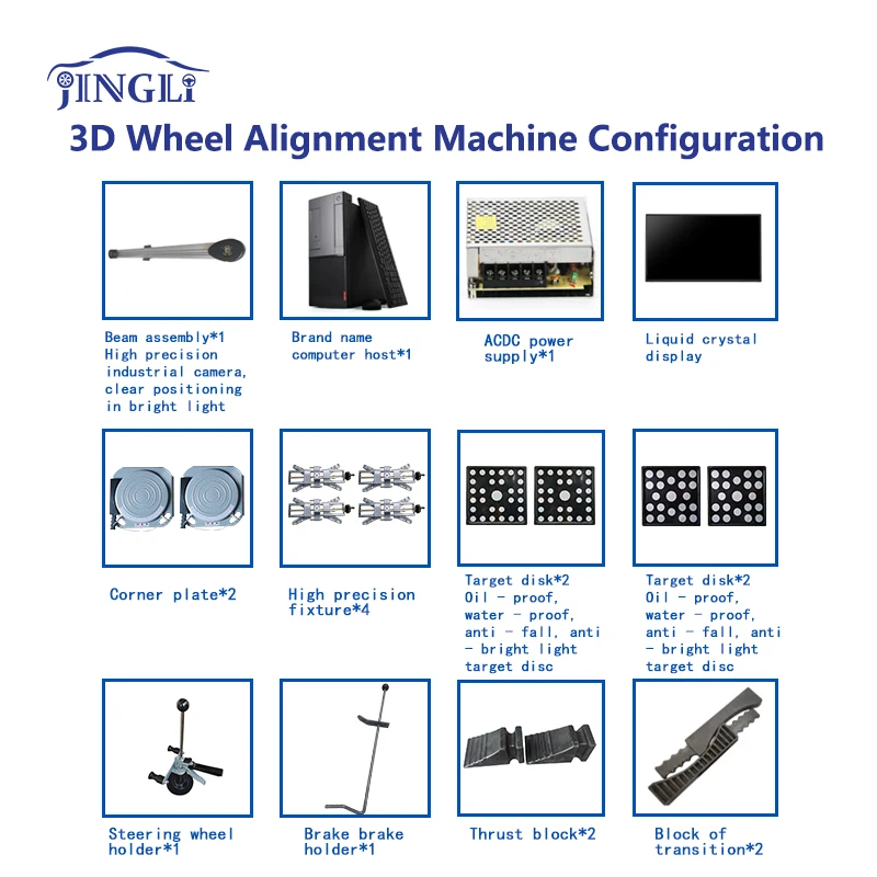 Various Models Automotive Car Wheel Alignment Machine 3D Wheel Aligner ToolsWheel Adjustment Auto Trace