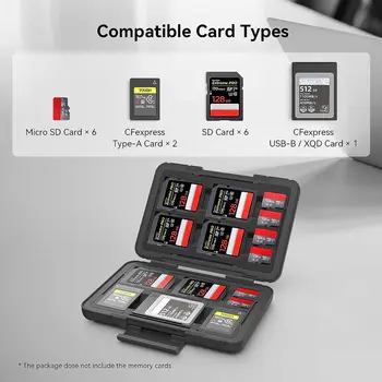 SmallRig SD Card Holder Memory Card Holder Case 15 Slots Water-Resistant for Micro SD Card- 3192 detail image