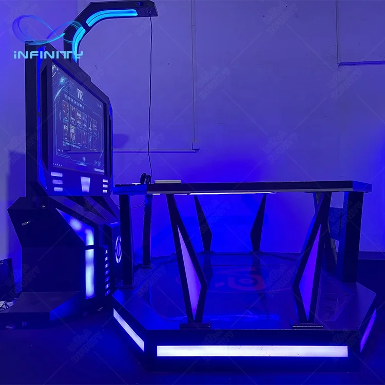 New Design Game Machine Virtual Reality Space Walk Vr Gaming Equipment Standing Platform with Vr Headset